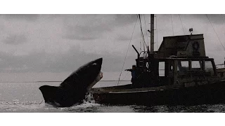 Jaws (1975) - Quints death (with deleted music)