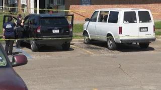 Raw video: Man found shot to death inside SUV at east Houston apartments