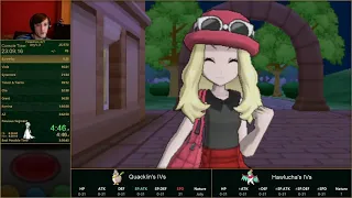 Pokémon X speedrun in 3:41:58