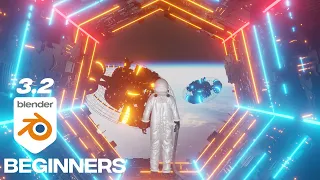 How to create Sci-Fi Spaceship Using Blender  (Blender Beginners)