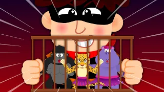 Animal Prison Escape Story-Song | Nursery Rhymes with Fun Stories & Kids Songs