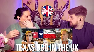 BRITS REACT | Trying Texas BBQ In The UK | BLIND REACTION
