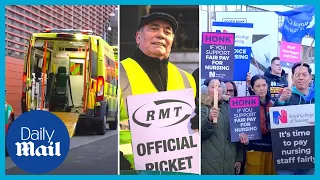 Trains, NHS Nurses and ambulances: Every strike happening over Christmas