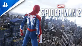 NEW Marvel's Spider-Man 2 Free Roam Gameplay Open World (4k)