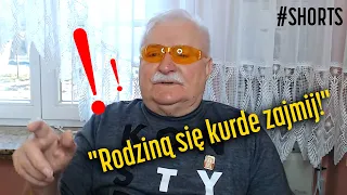 "Rodziną się kurde zajmij!". Lech Wałęsa nagle przerwał transmisję na Facebooku #shorts