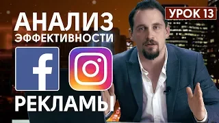 Как анализировать эффективность рекламной кампании в Facebook и Instagram. Урок №13