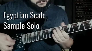 Egyptian Scale - Phrygian Dominant Solo Sample