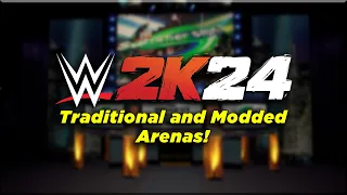 MUST SEE CUSTOM TRADITIONAL PPV'S AND MODDED ARENAS! - WWE 2K24