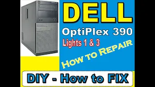 DIY DELL OptiPlex 390 No Display Repair - How to Diagnose and Fix it