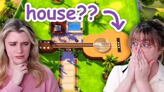 can we build a house inside a guitar in the sims 4?