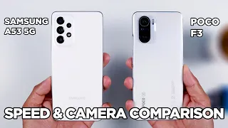 Samsung A53 5G vs POCO F3 SPEED TEST & CAMERA Comparison | Zeibiz