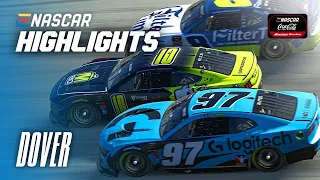 iRacing at Dover Race Highlights! eNASCAR Coca-Cola iRacing Series