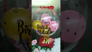 Birthday "CHOCOLATE & FLOWER BOUQUET"  || Birthday Gift ||....Candy Wrap.#balloon#Bouquets#Chocolate