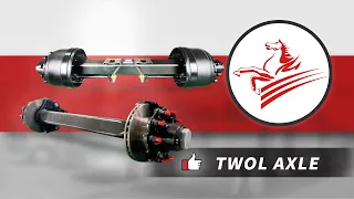 How to manufacture semi trailer axle and truck axle ? spindle forging, swaging | TWOL Parts 2021