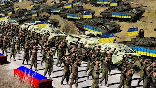 Just Happened This Morning! World Shocked, Horrible Massacre Russian Convoy Troops Escape, Ukraine W