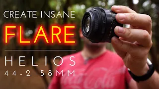 This $50 lens is amazing for FLARE! // Helios 44-2 58mm f2