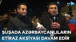 Xankəndi yolunda etiraz aksiyası davam edir: havaya 44 ədəd göyərçin buraxıldı – BİRBAŞA BAĞLANTI