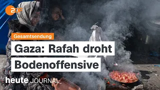 heute journal 11.02.24 Wahlwiederholung in Berlin, Verzweiflung in Gaza, Bob Marley (english)