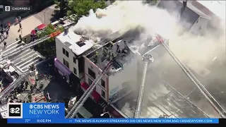 8 hurt as fire spreads to multiple buildings in the Bronx