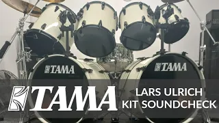 TAMA Lars Ulrich Signature Artstar II Soundcheck - Metallica Black Album Tour Drum Kit