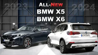 New 2024 BMW X5 & X6 LCI - FACELIFT with MORE POWER, MORE RANGE, Exterior & Interior Refresh