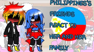 Philippines's friends react to her and her family it's been a while :3