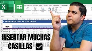 ☑️ Insertar (muchas) Casillas de verificación en Excel y Google Sheets