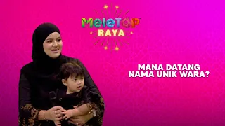 GERAMNYA! COMEL! Wara Aisywara Nealofa anak Muabellaz datang Raya di MeleTOP! | Nabil & Namie