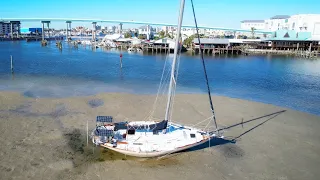 Damaged Boats Remain 112 Day After Hurricane Ian Hit Fort Myers Beach, FL