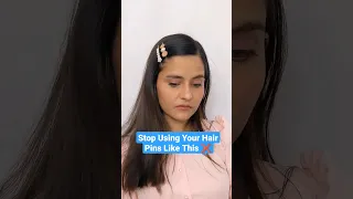 Stop Using Your Hair Clips Like This ❌ #shorts #hairstyle #hairstyles #viralhacks #hacks #viral