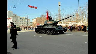 Парад военной техники в Мурманске 09.05.2018г.