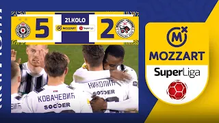 Mozzart Bet Super liga 2023/24 - 21.Kolo: PARTIZAN – IMT 5:2 (2:0)