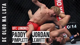 De Olho na Luta, por Vitor Miranda: Paddy Pimblett x Jordan Leavitt