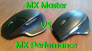 Logitech MX master VS MX Performance - распаковка, сравнение, мнение.