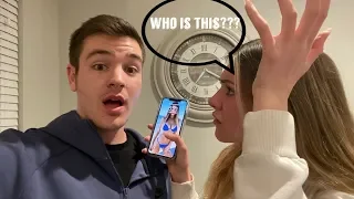 ANOTHER GIRL AS MY LOCK SCREEN PRANK ON GIRLFRIEND!! *BAD IDEA*