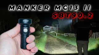 Manker MC13 II SBT90.2, 4,500 Lumens, Mini EDC Pocket Thrower, USB C (2023 New Release)