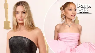 Oscars 2024 red carpet: See all the celeb outfits - Margot Robbie, Ariana Grande, Zendaya + more!