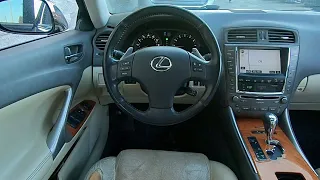 2009 Lexus IS250 120,000k Miles POV ASMR Style Test Drive