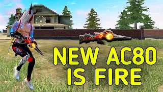NEW AC80 IS FIRE🔥!!! 😱|| SOLO VS SQUAD || FIRST GAMEPLAY WITH NEW AC80 PHANTASMAL CLAWS🔥 || ALPHA FF
