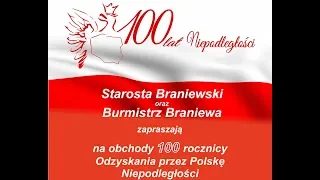 Braniewo: Obchody 100. rocznicy odzyskania przez Polskę niepodległości