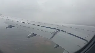 сквозь туман на самолёте
