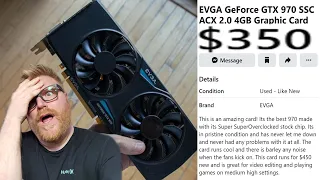 Local Used Video Card Ad BLOWS MY MIND!