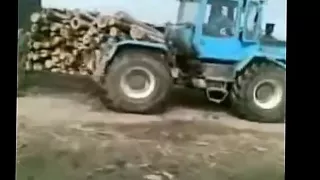 Трактора видео  Смотреть приколы про трактора  Ржака, очень смешно  720p