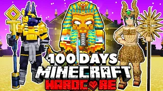 I Survived 100 Days in ANCIENT EGYPT in Hardcore Minecraft