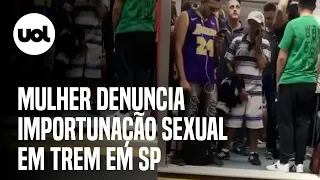 Mulher denuncia importunação sexual na CPTM; vídeo mostra homem mexendo no pênis em vagão