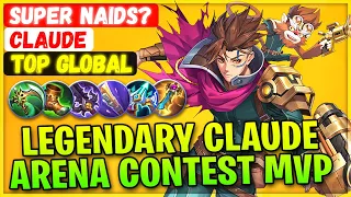 Legendary Claude, Arena Contest MVP [ Top Global Claude ] SUPER NAIDS - Mobile Legends Emblem Build