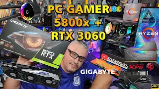 Como Montar um PC Gamer em 2023 👉 AMD Ryzen 5800x + Gigabyte RTX 3060 + 4x8GB DDR4 XPG + SSD XPG 1TB