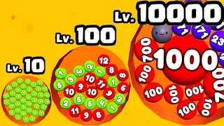 DIGS AND BALLS - 2048 Sand Ball | Dig 2048 Games Max Level