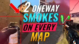 2 ONE WAY Smokes For EVERY Map In CS:GO