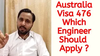 Can Engineer work in Australi? What is subclass visa 476 ?